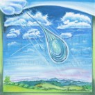 Mráček nad krajinou